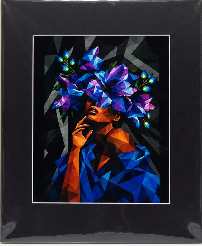 Blue Mood (unframed) - Carol Leslie Art Print