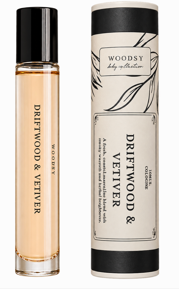 Driftwood & Vetiver Roll On Perfume