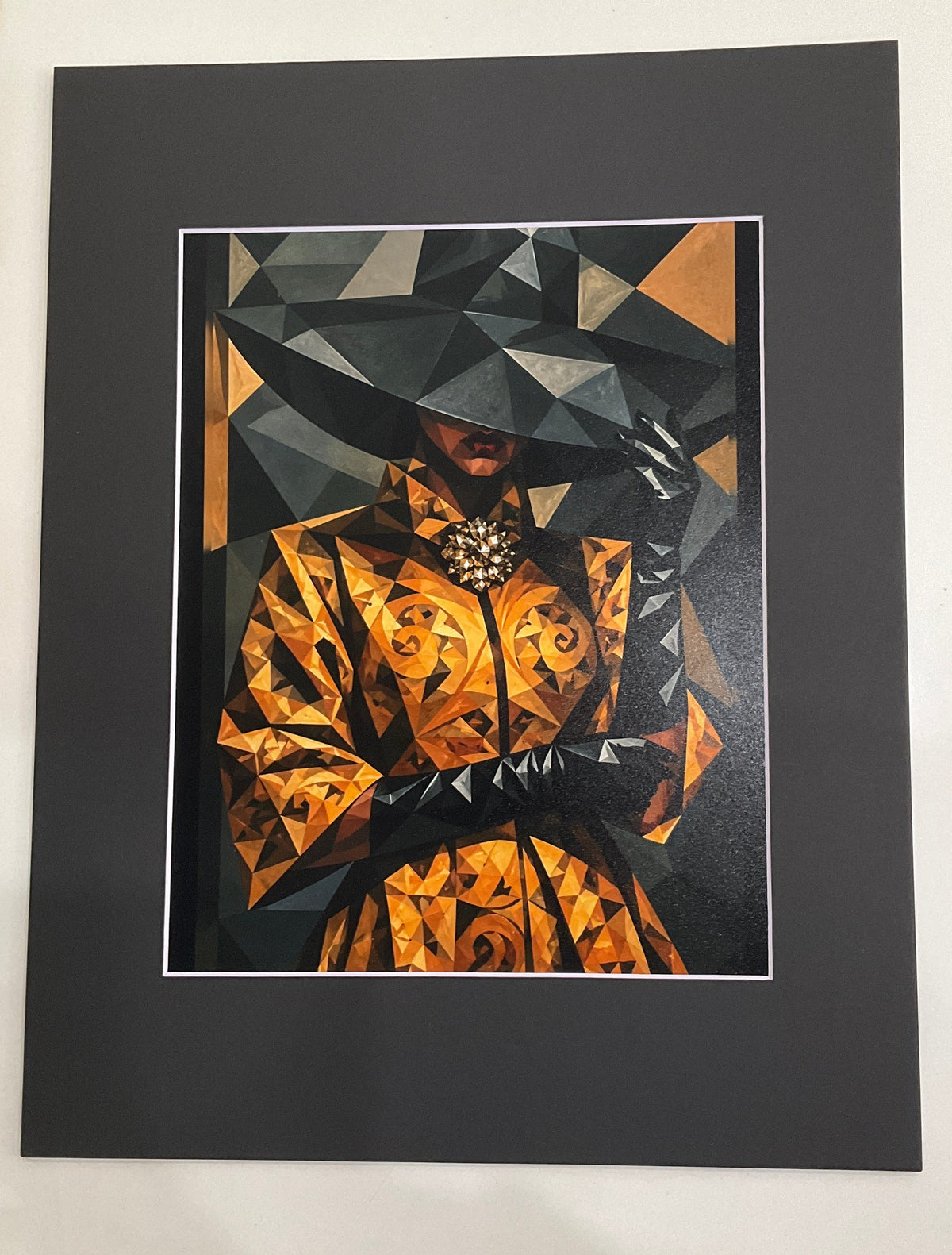 Golden Heiress (unframed) - Carol Leslie Art Print