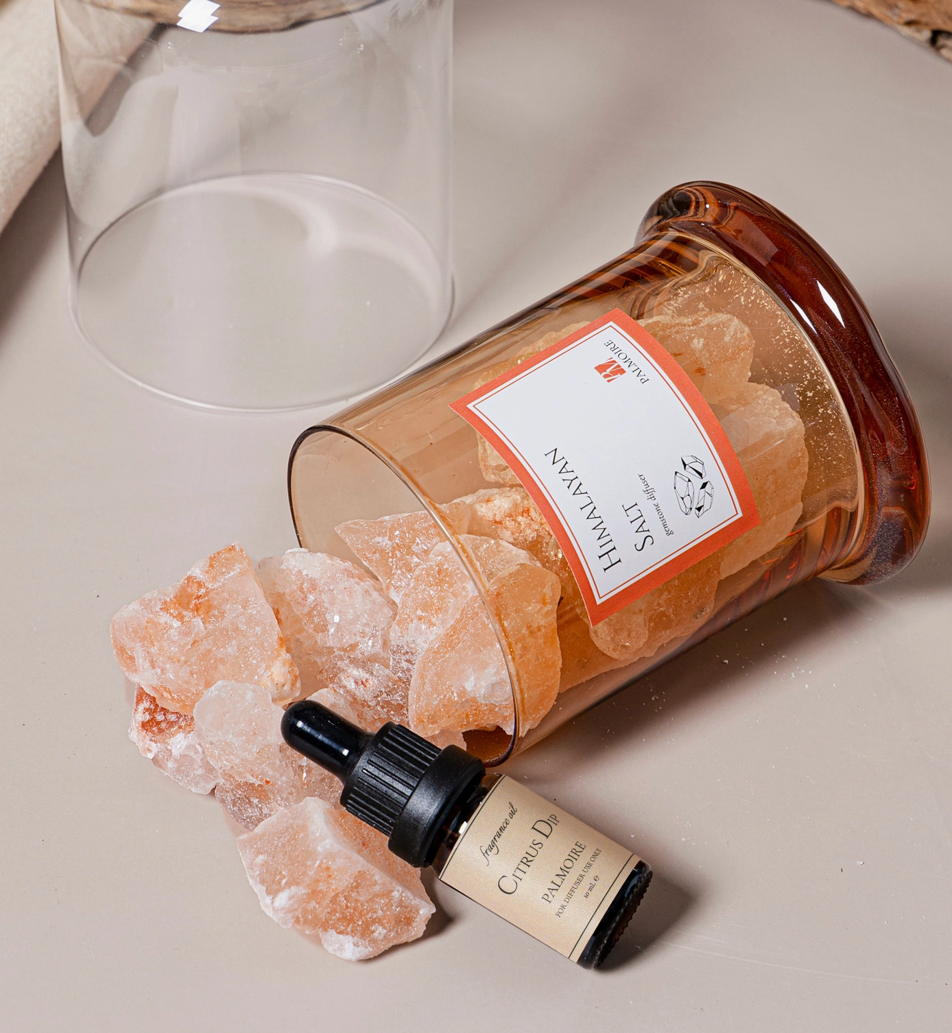 Himalayan Salt Gemstone Diffuser - Citrus Dip