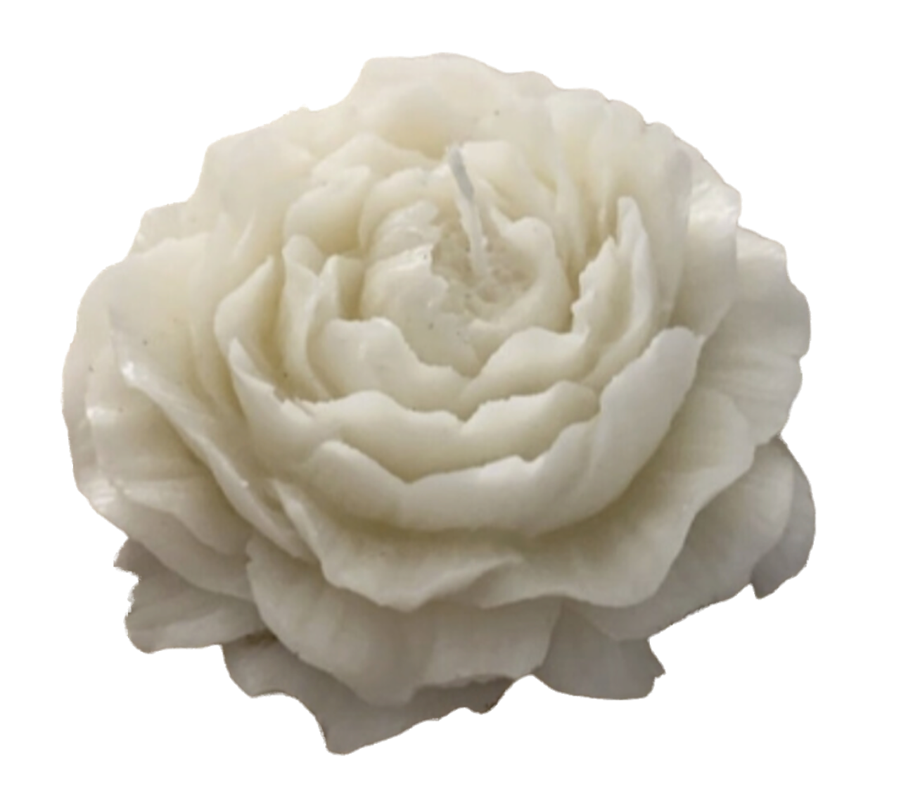 Rose Candle - White
