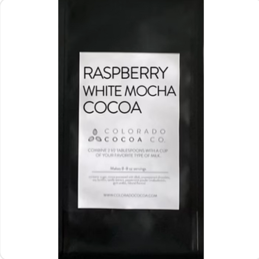 Raspberry White Mocha  Cocoa Mix