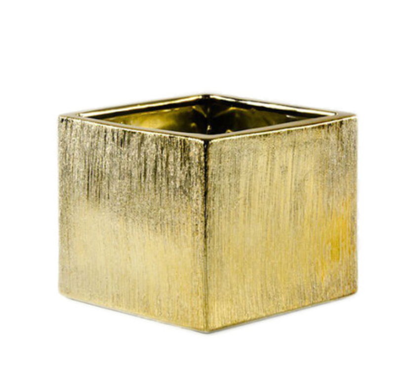 Large Gold Texture Ceramic Vase