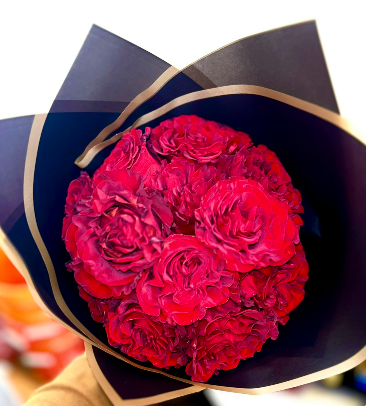 Spiral Heart Roses Red per dz.