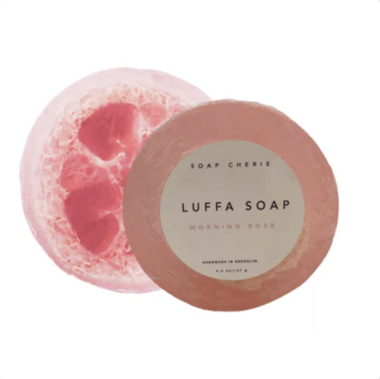 Loofah Soap - Morning Rose