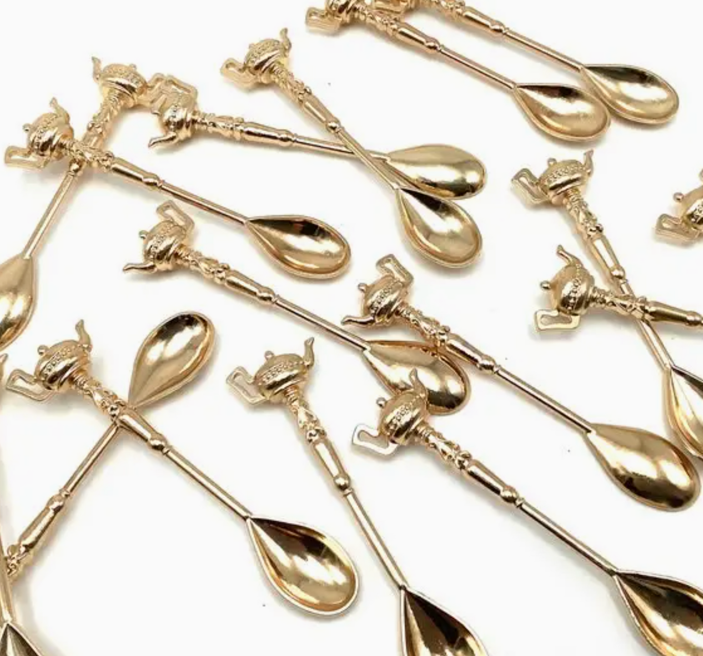 Tea For One - Pink Gold Scroll Fine Porcelain