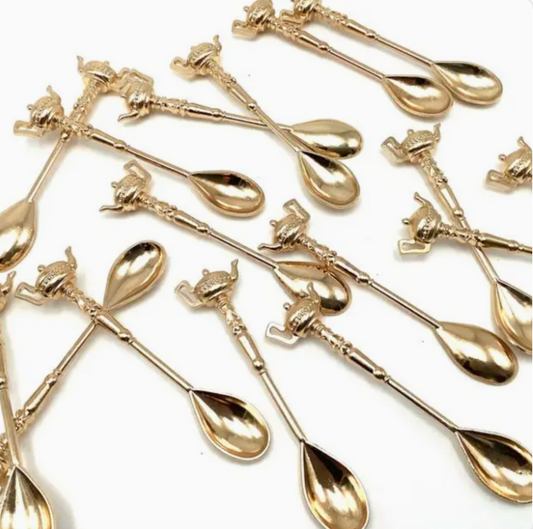 Gold Plated Teaspoons