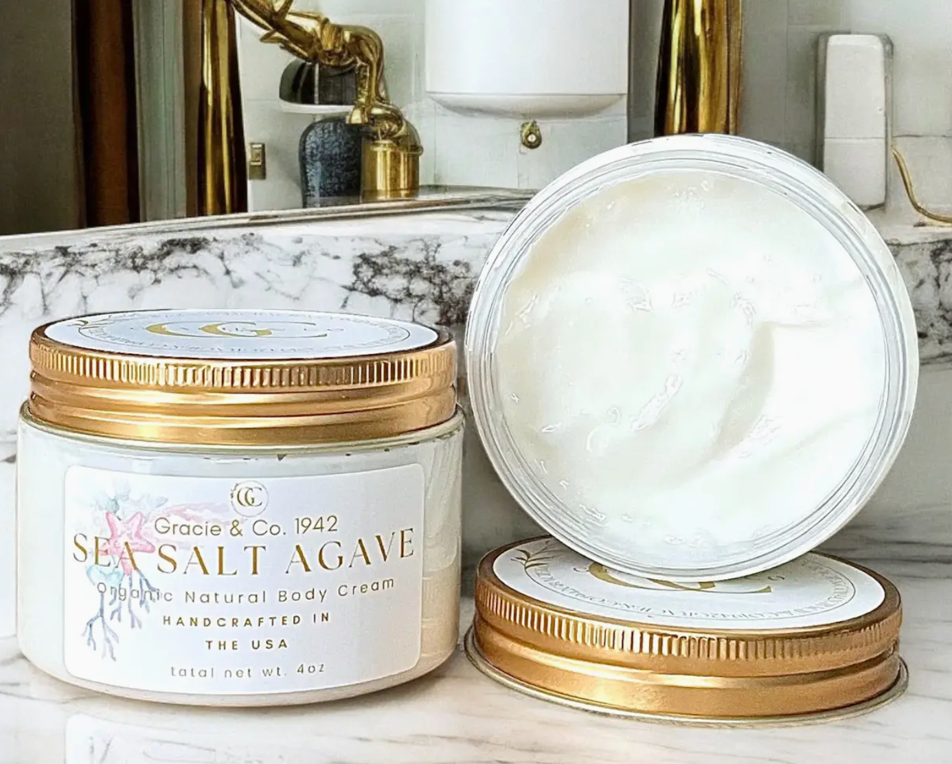 Tobacco Caramel - Olive & Shea Butter Organic Body Cream