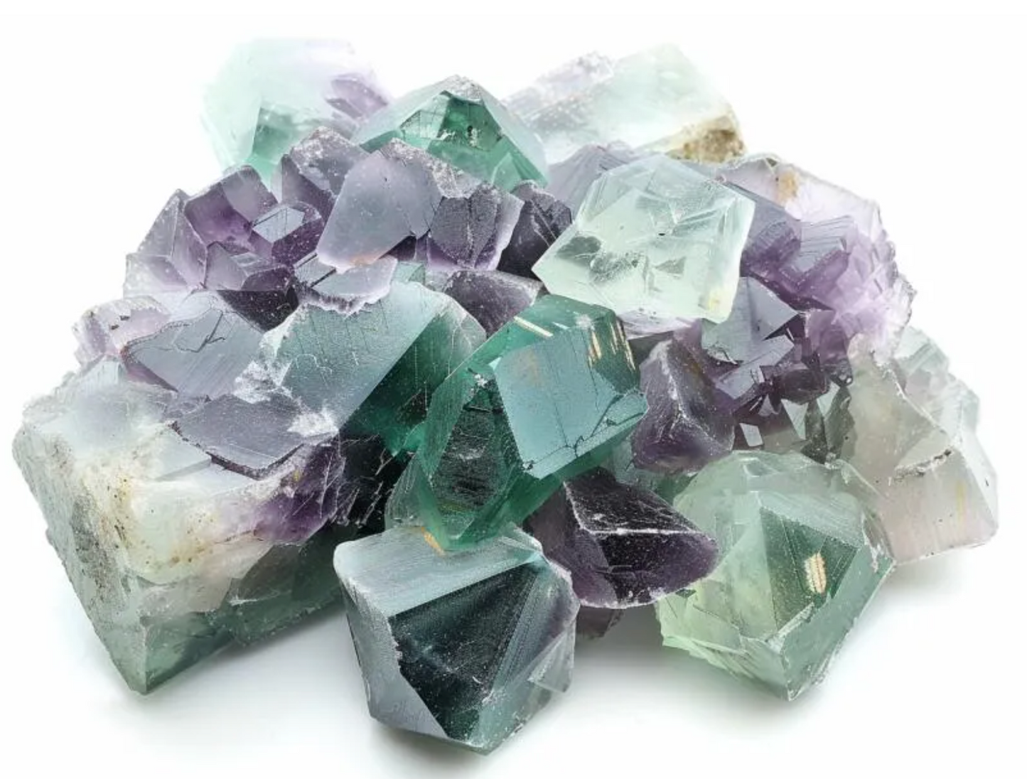 Fluorite Crystal Intention Candle - Learning & Sweet Dreams