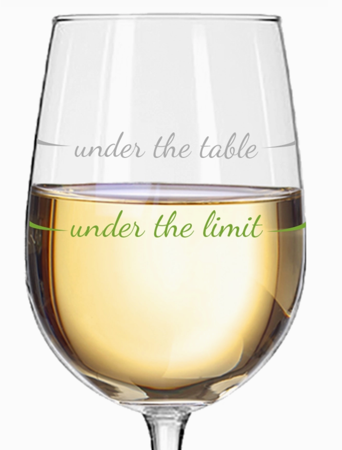 Under the Table Wine Glass