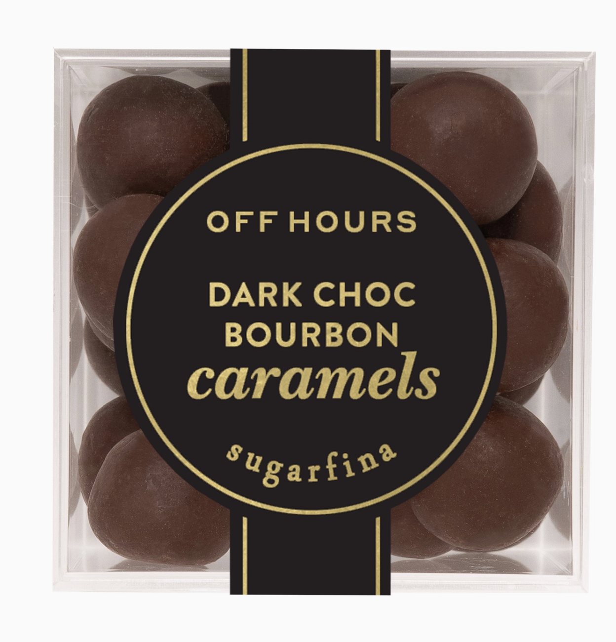 Dark Chocolate Bourbon Caramels