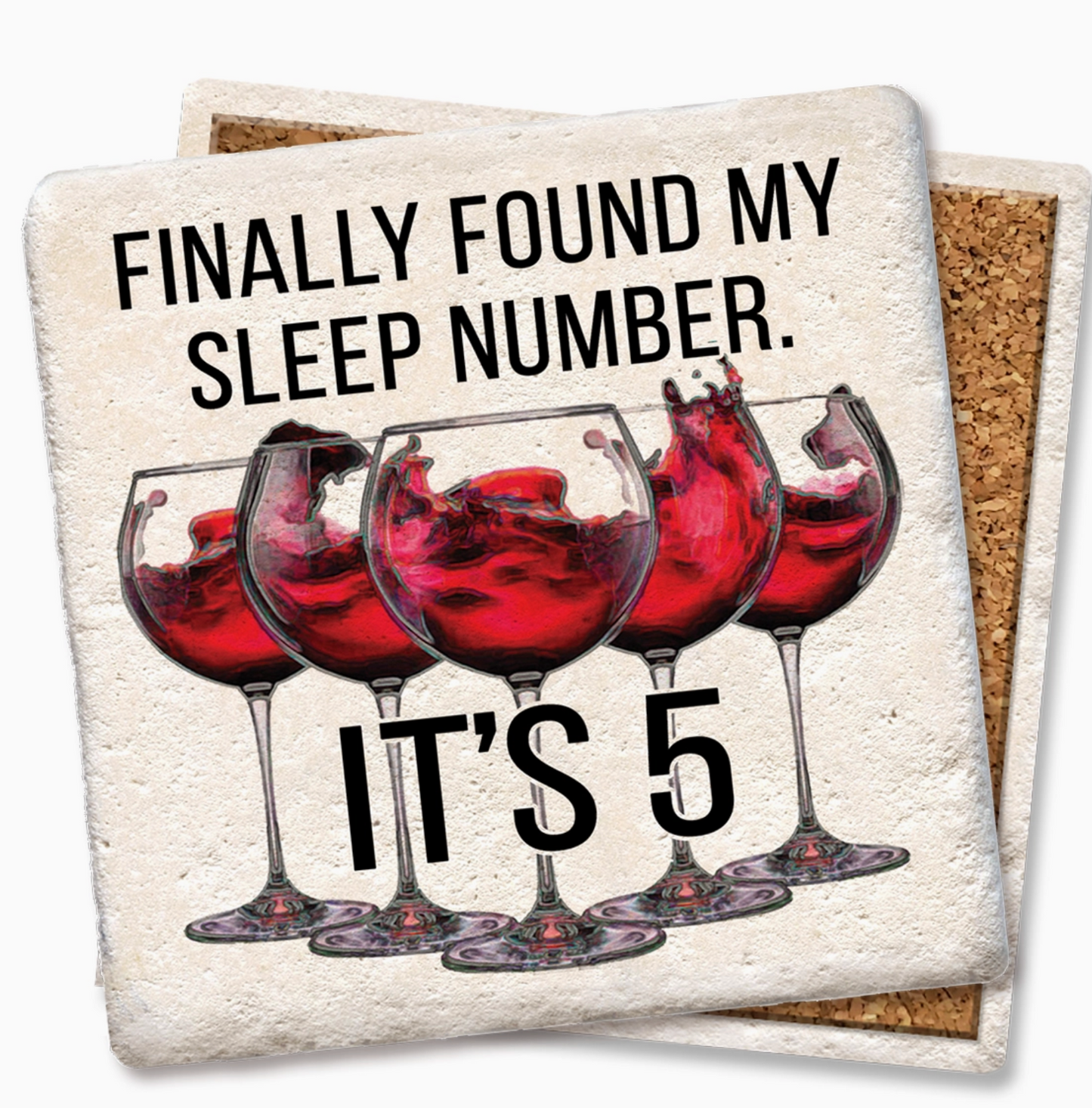 I Found My Sleep Number Coaster