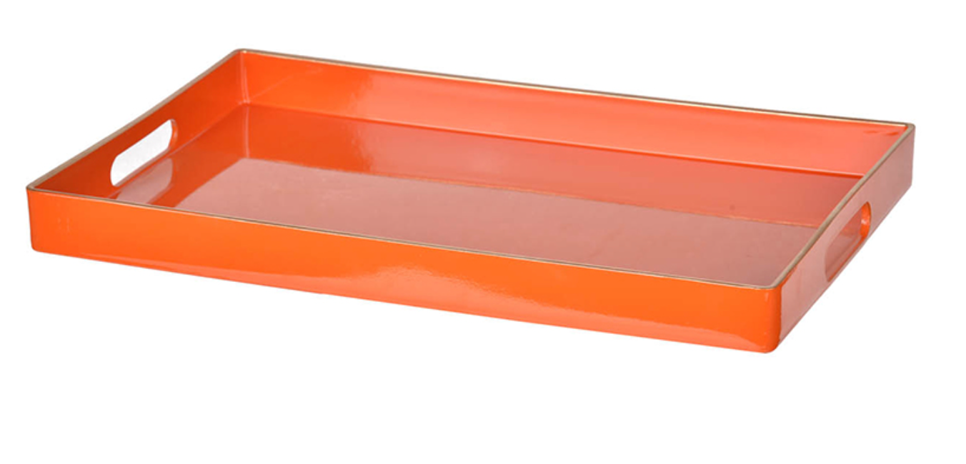 Mimosa Rectangle Tray - Orange