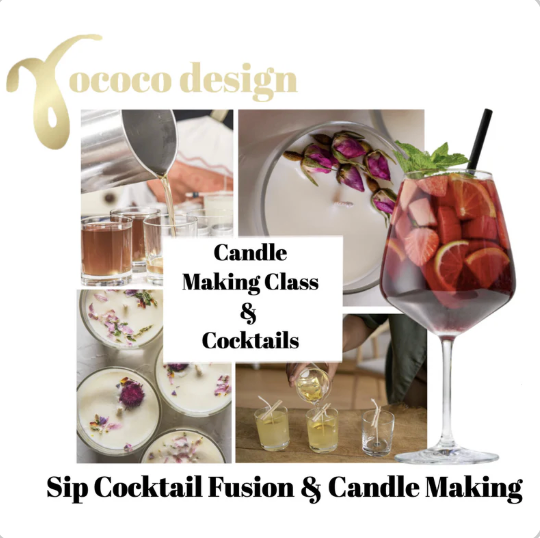 Candle Making Class & Cocktail September 6