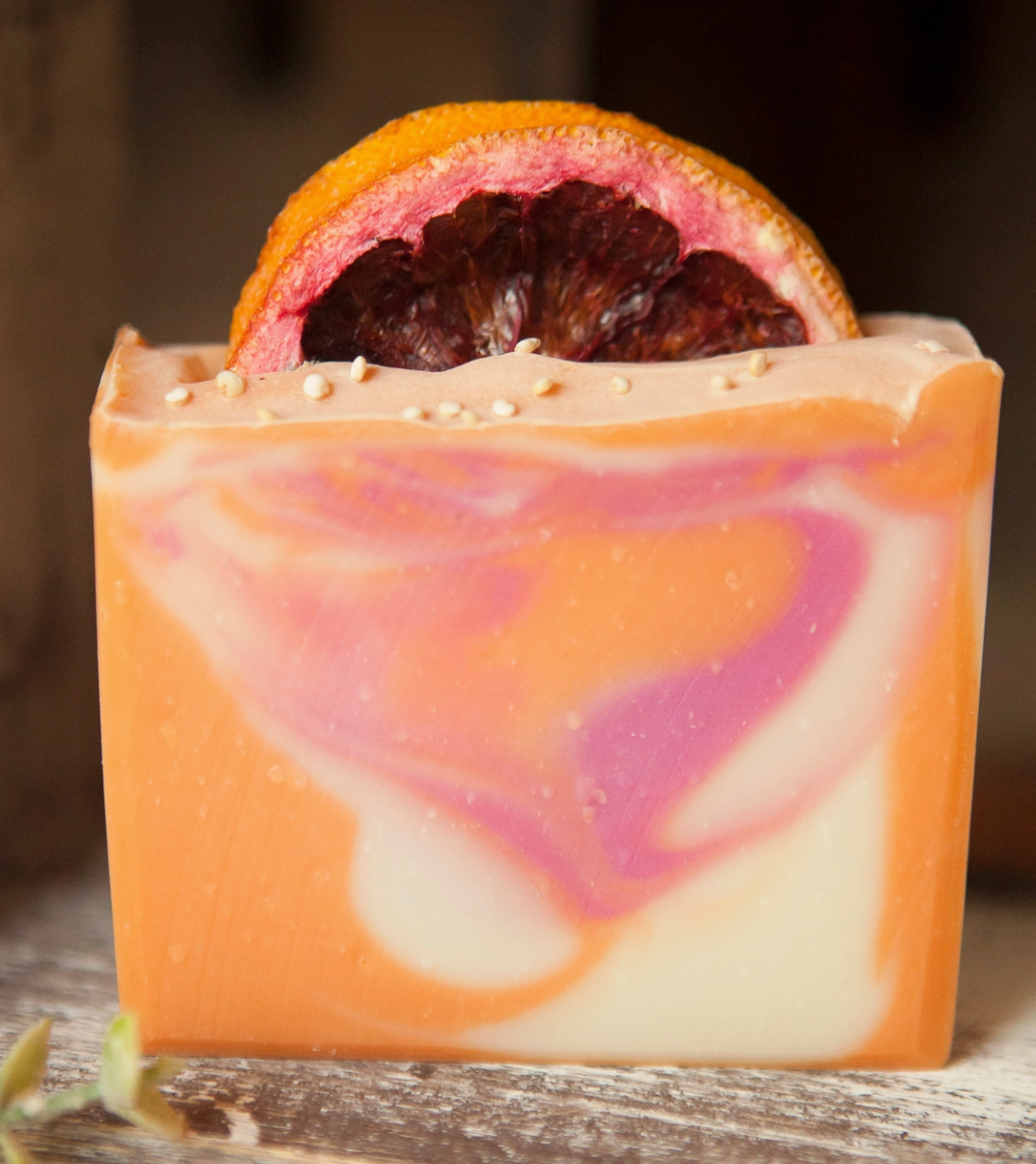 Blood Orange & Goji Berry Shea Butter Soap