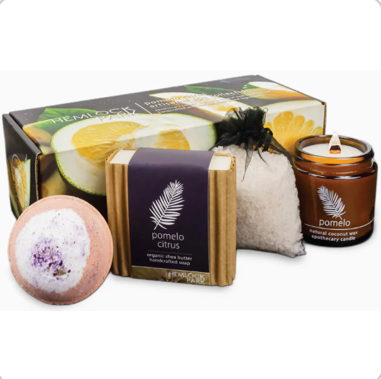 Pomelo Citrus Spa & Candle Gift Box