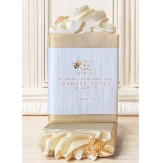 Manuka Honey Oats & Coconut Milk Shea Butter Soap