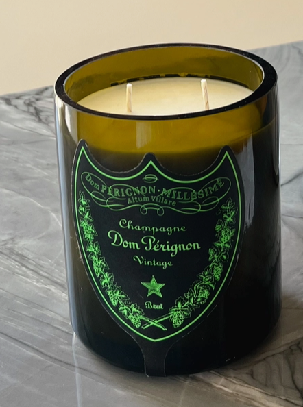 Recycled Dom Perignon Vintage Candle 15oz.