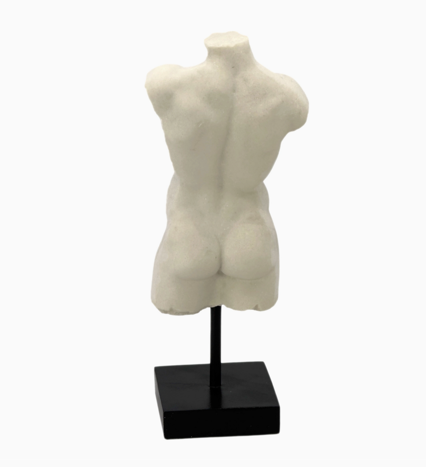 Male Torso Bust Greek Roman Tabletop Statue