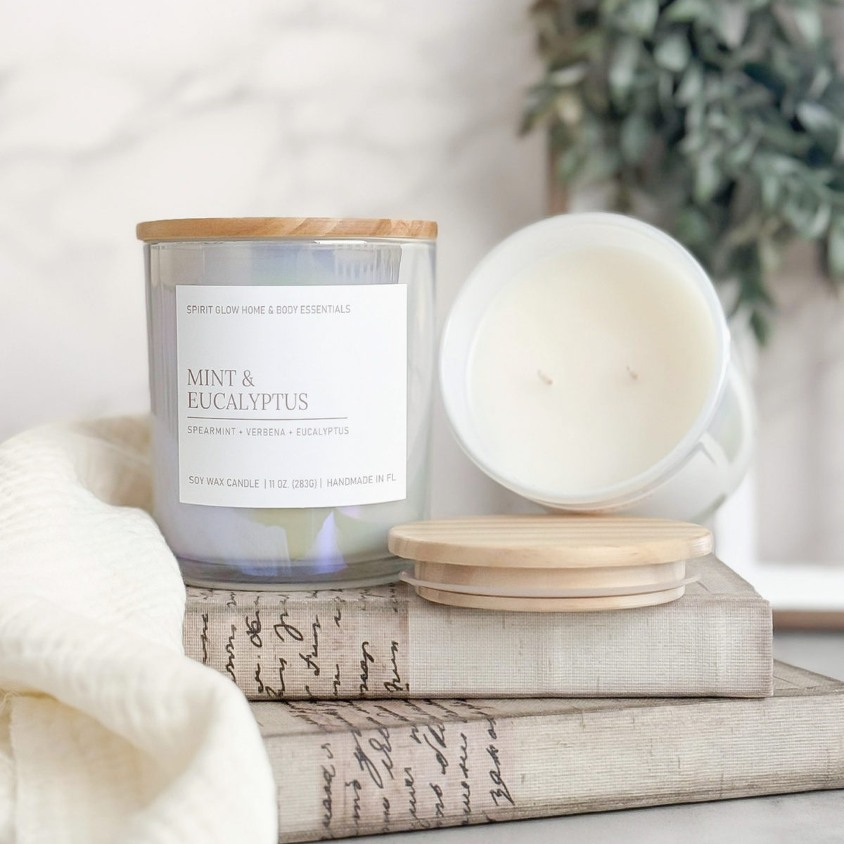 Mint & Eucalyptus - Soy Wax Candle