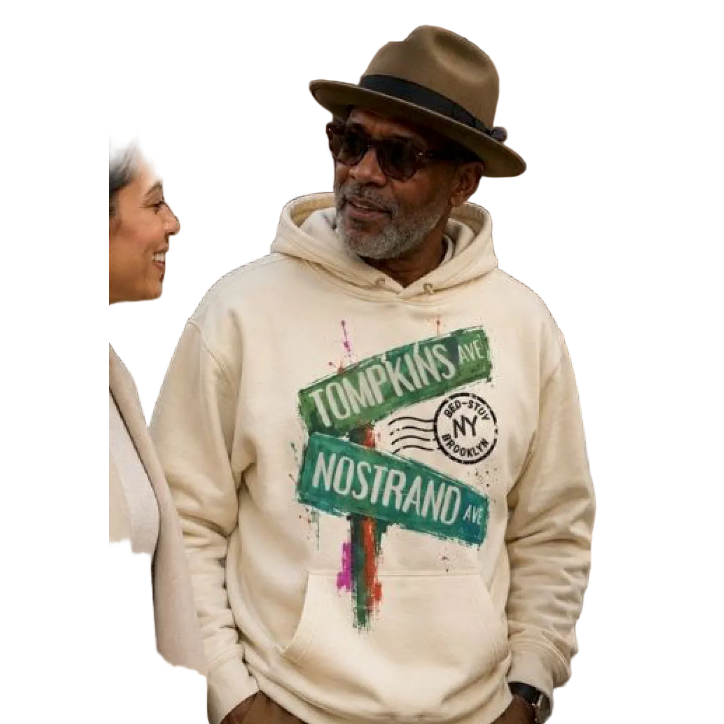 The Street Corner Ivory Hoodie