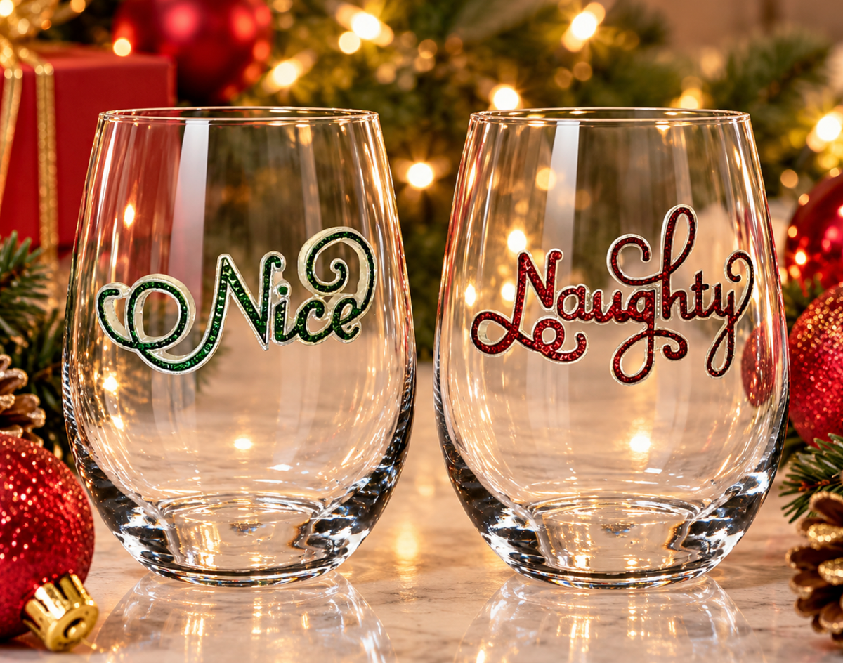 Nice Stemless Wine Glass