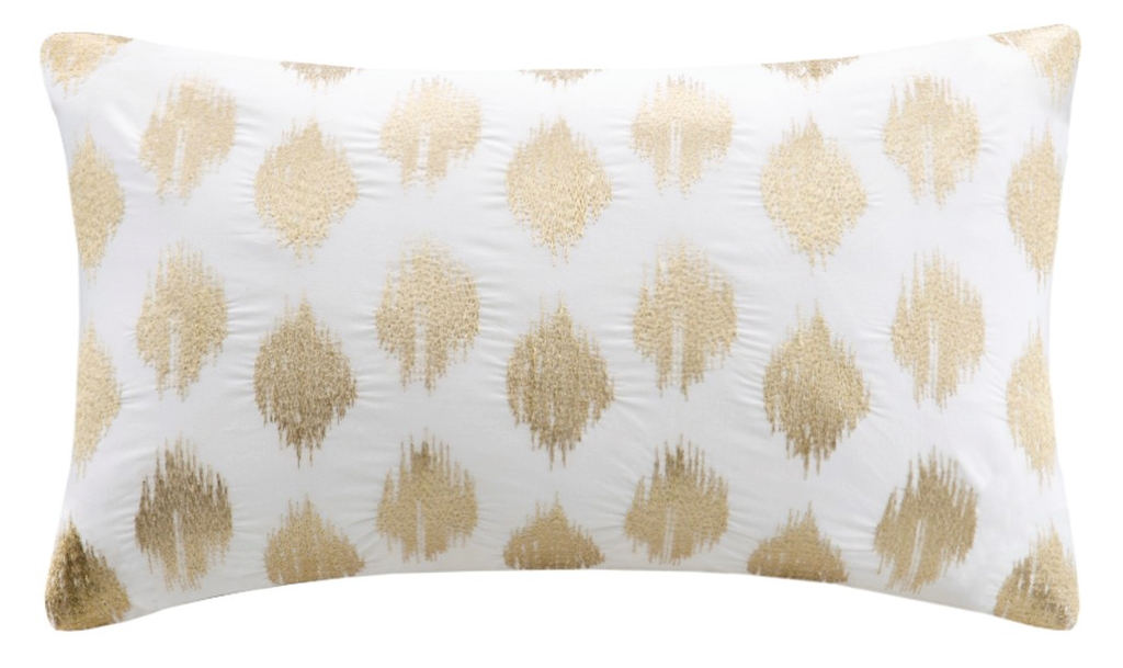Metallic Gold Dot Duvet Set