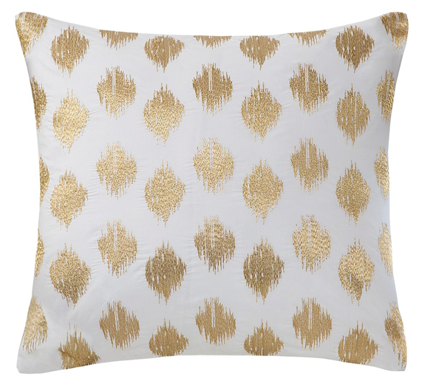 Metallic Gold Dot Duvet Set