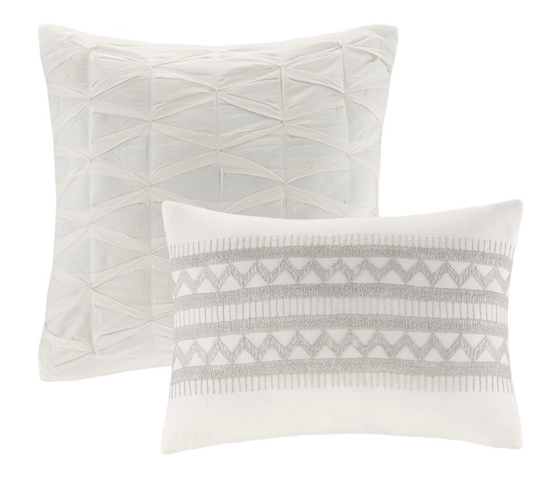 Shredded Ivory Comforter Set