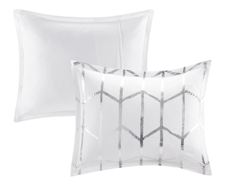 Silver Love Comforter Set