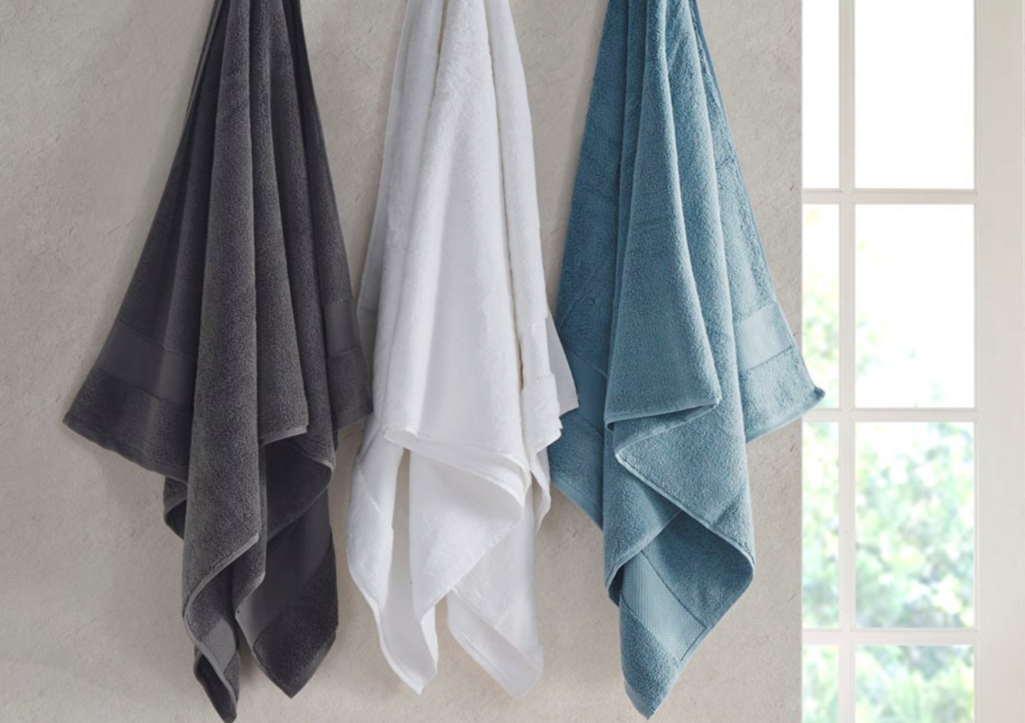Turkish Cotton 6 Piece Bath Towel Set