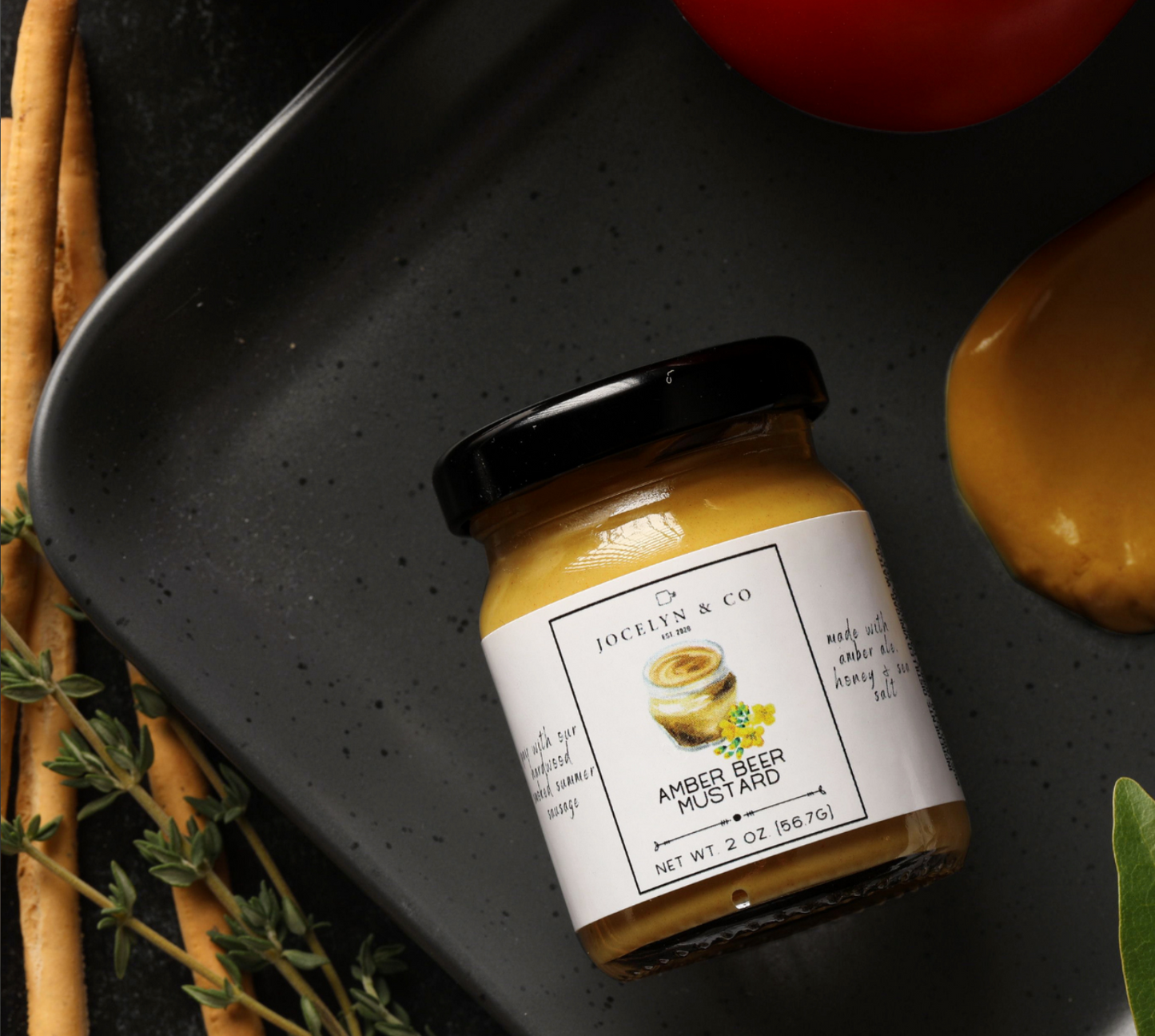 Amber Beer Mustard - The Luxe Collection