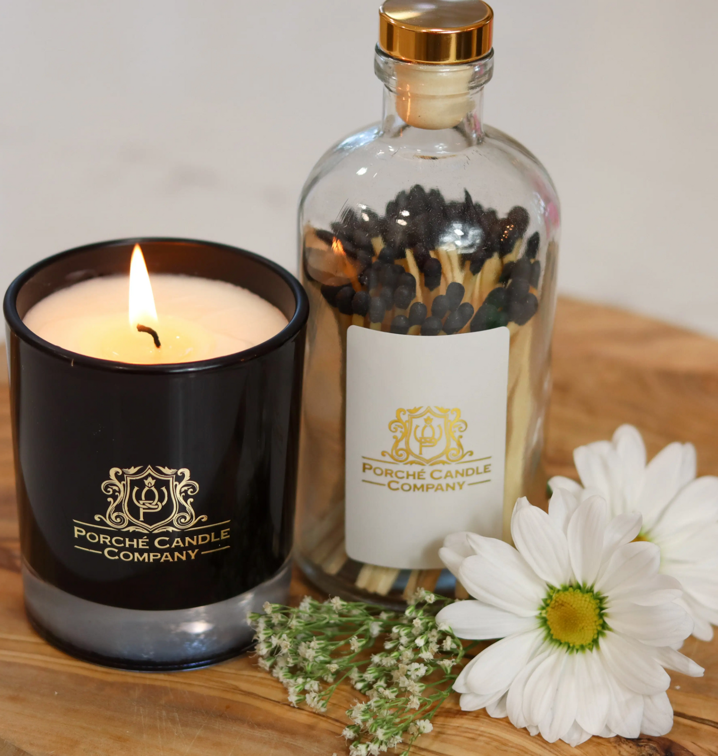 Porché Luxury Candle - Agar Wood Set