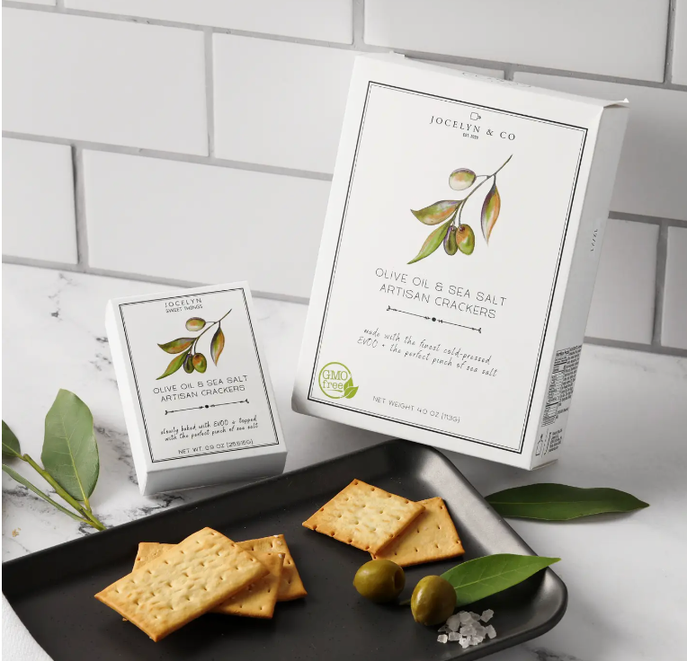 Olive Oil & Sea Salt Mini Cracker - The Winery Collection