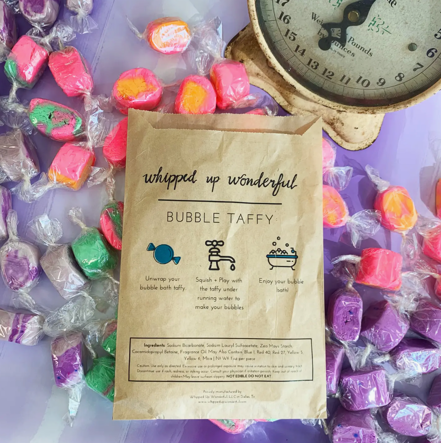 Love Spell Bubble Bath Taffy
