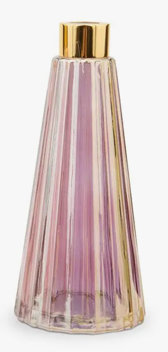 Tapered Colored Glass Bud Vases