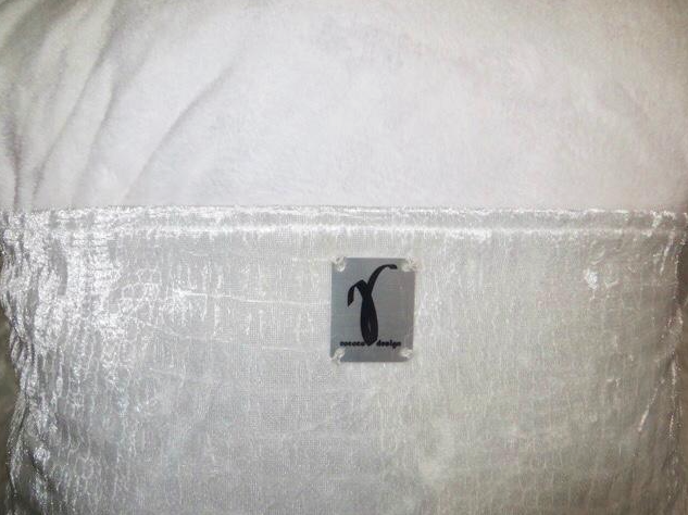 White Mongolian Pillow Throw & Tuck