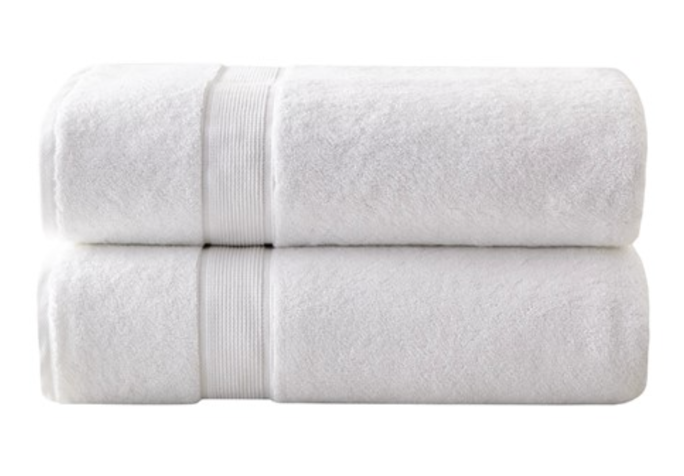 Plush 100% Cotton Bath Sheet 2 Piece Set