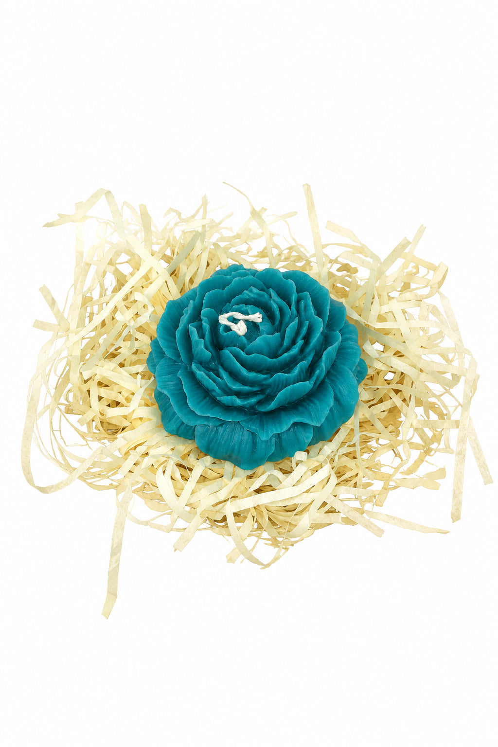 Rose Candle - Blue