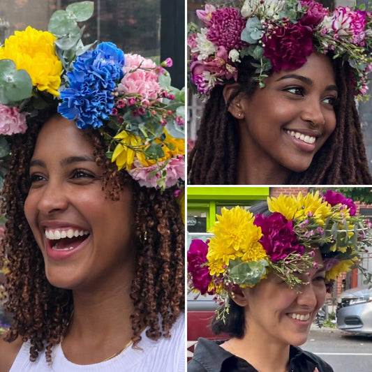 Floral Crown Making Class & Cocktails April 11th 2026