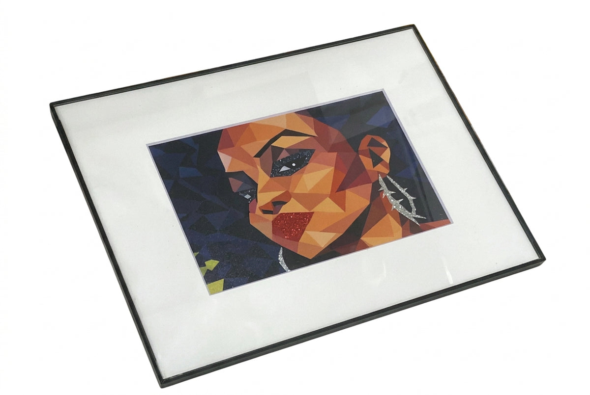 Midnight Diva (framed) - Carol Leslie Art Print