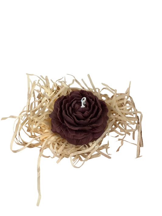 Rose Candle - Purple