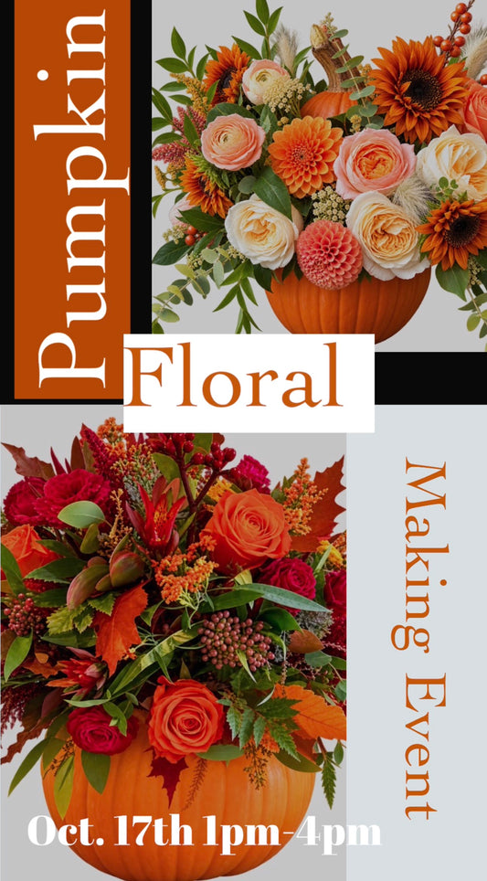 Floral Pumpkin Making