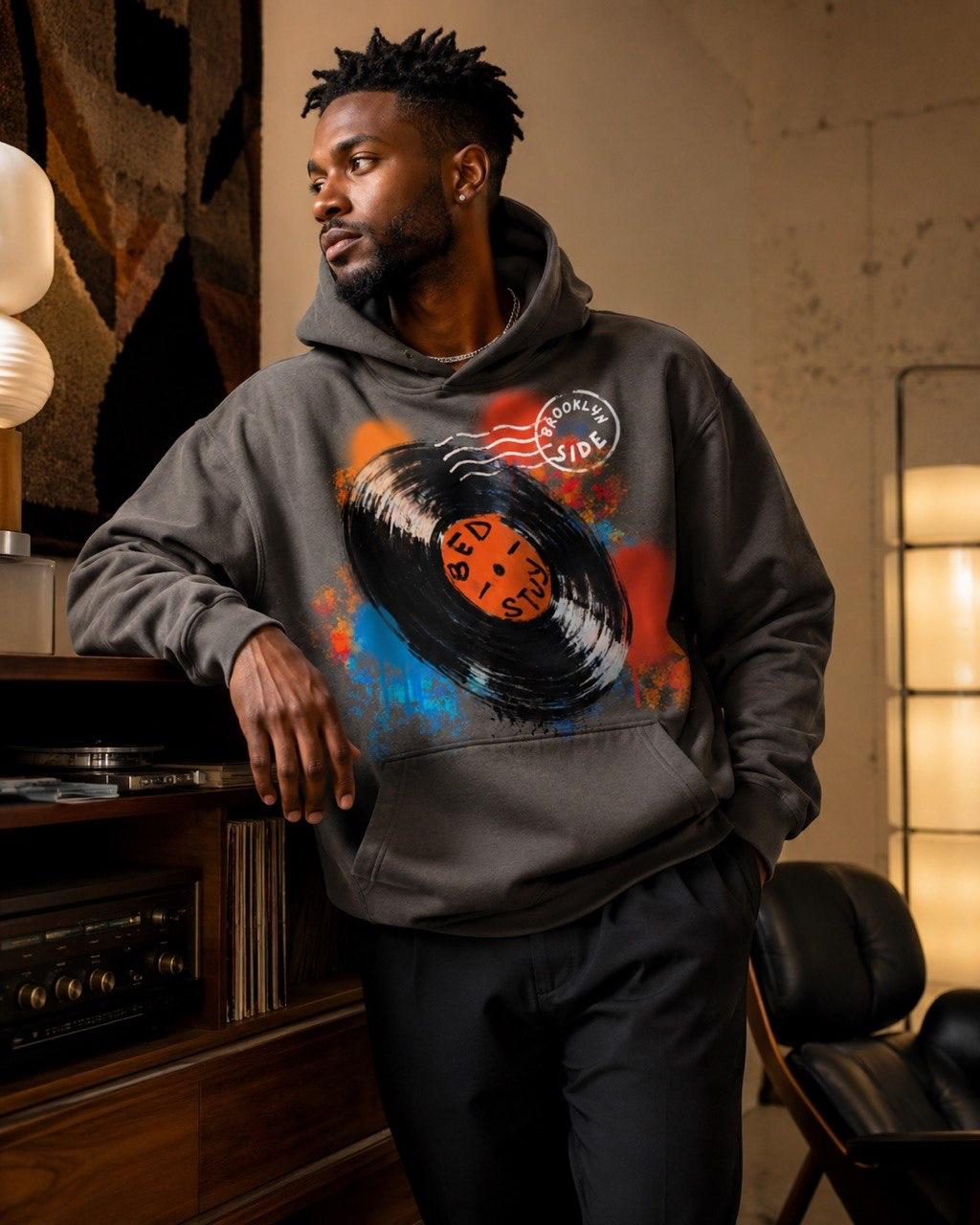 The Vinyl Gray Hoodie