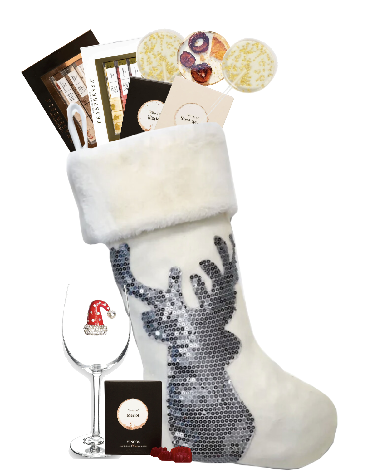 Reindeer Christmas Stocking