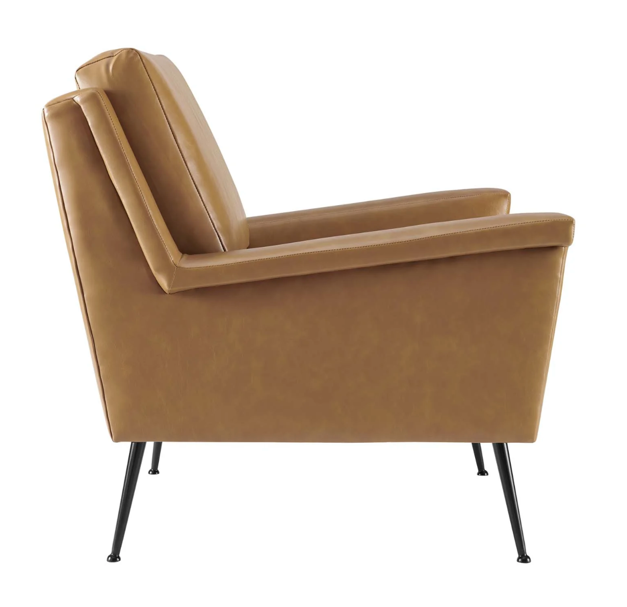 Deco Vegan Leather Accent Chair