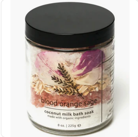 Blood Orange Sage Coconut Milk Bath Soak