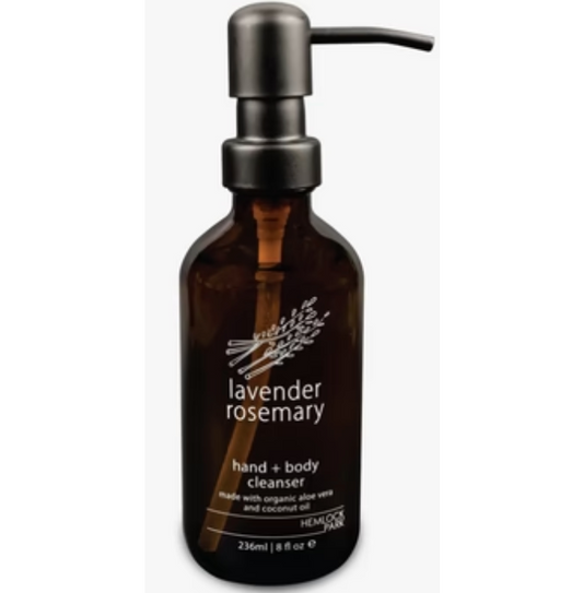 Lavender Rosemary Hand + Body Cleanser