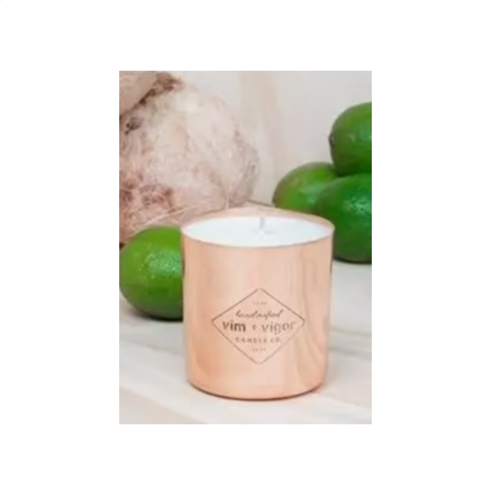 Coconut and Lime Copper Candle