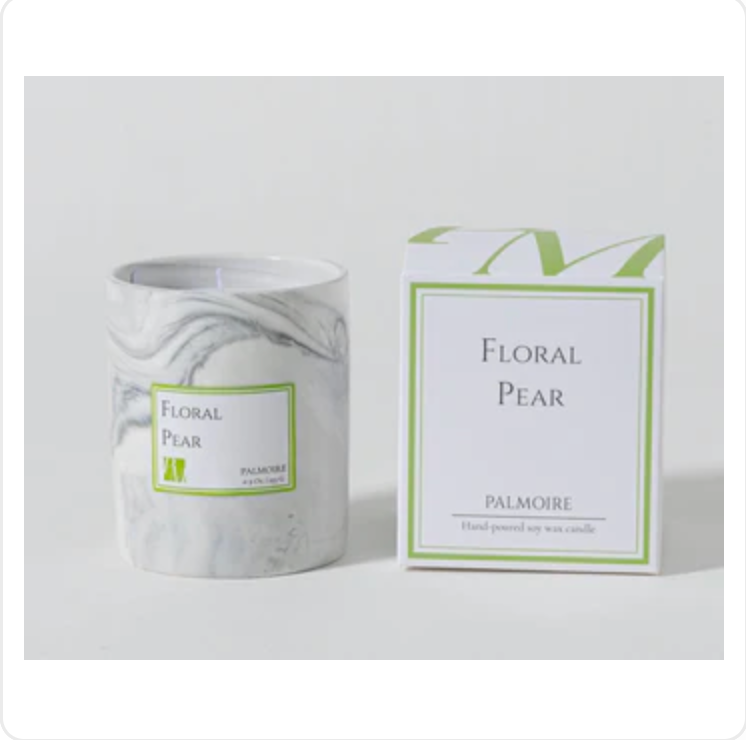 Floral Pear Soy Wax Candle